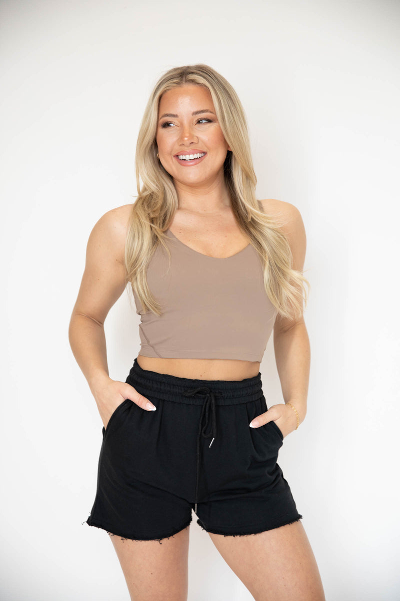 Aligned Performance Cropped Tank