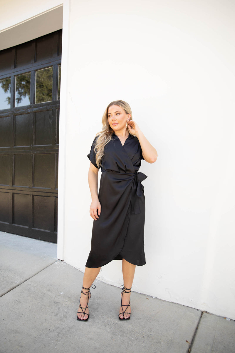 Women In Black Dress