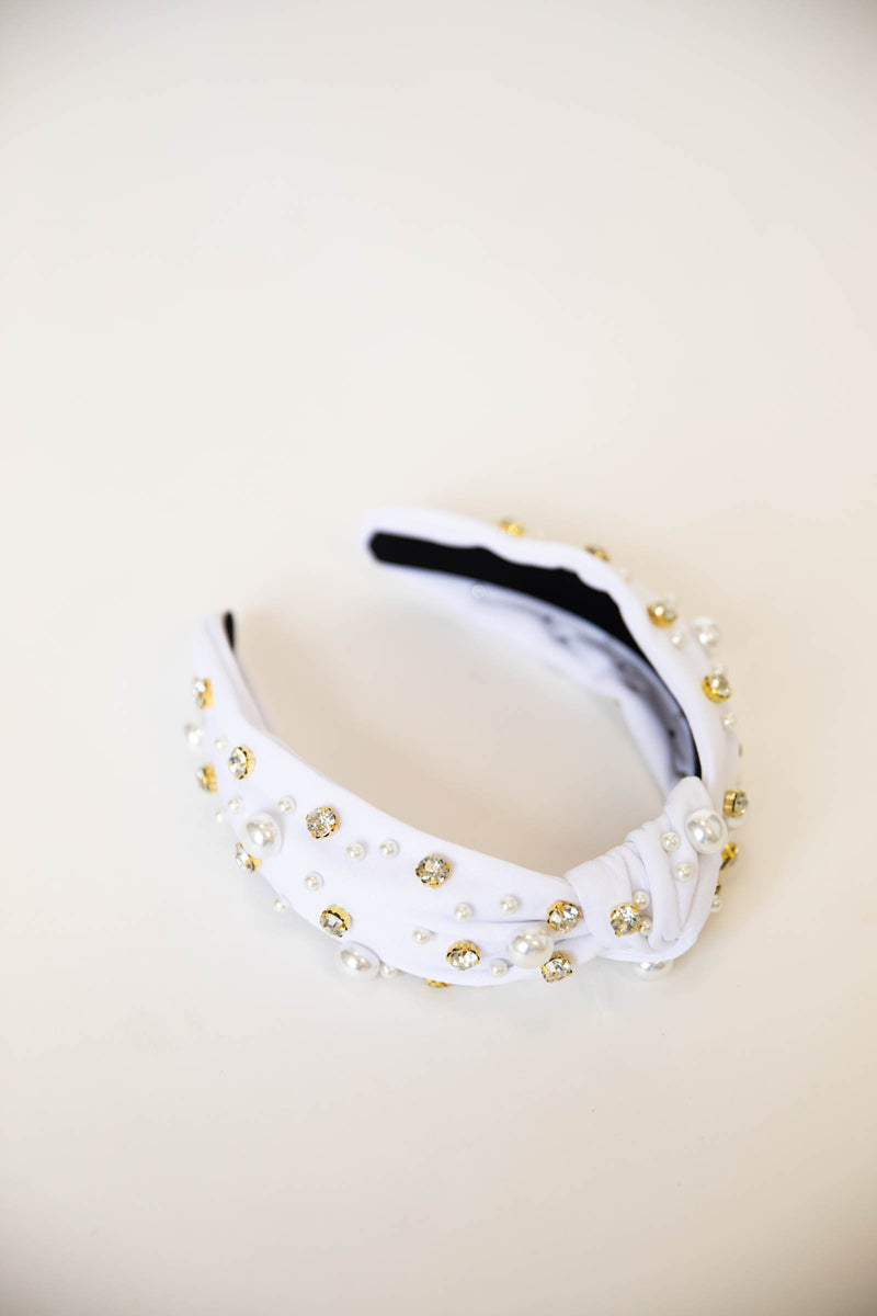 Pearl & Rhinestone Headband