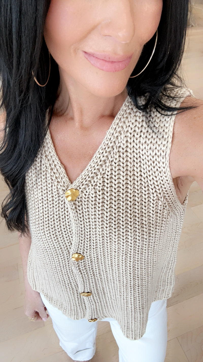 Sweet Gather Sweater Vest