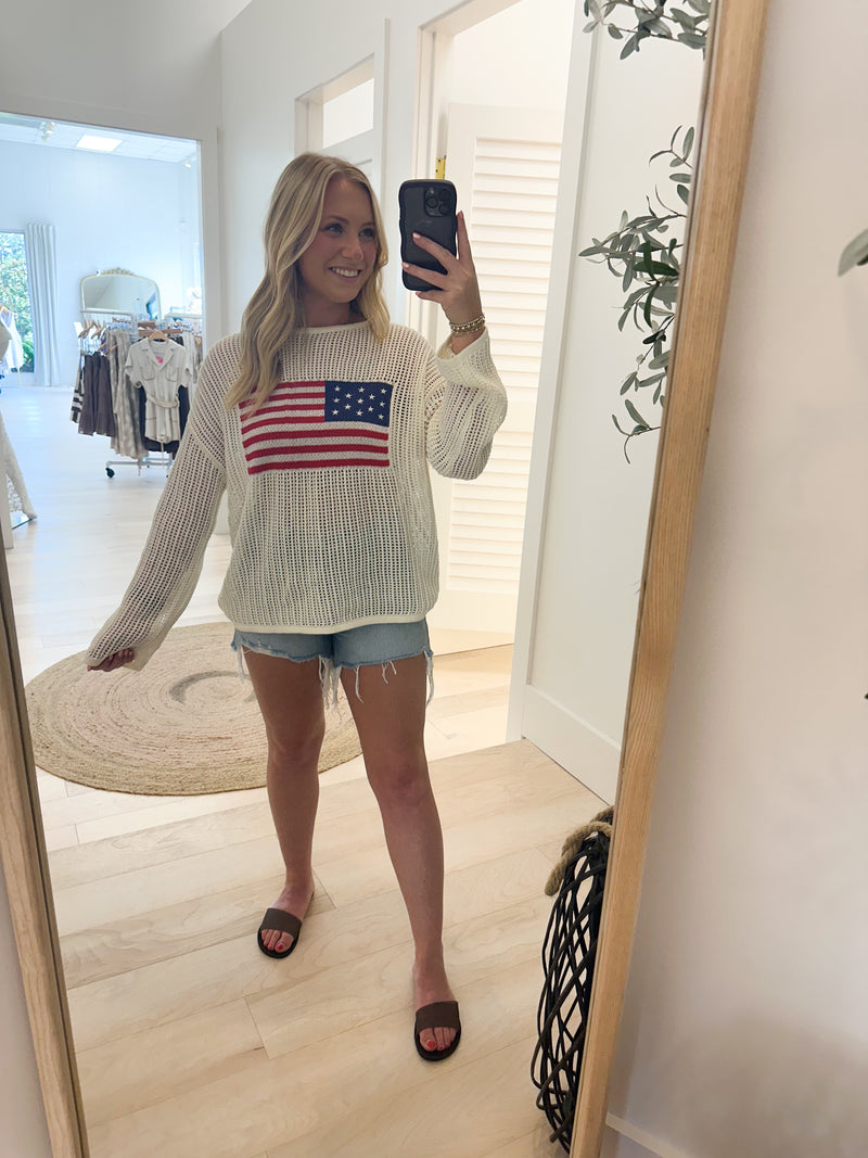 Party In The USA Knit Long Sleeve