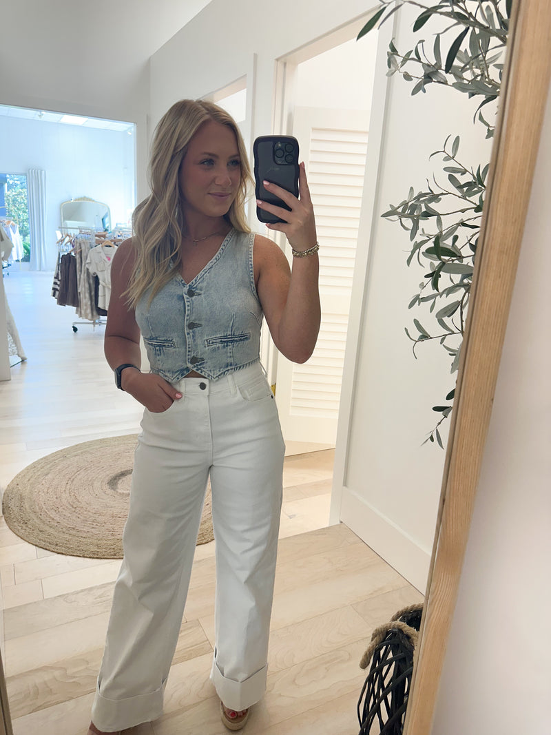 Dallas Button Vest