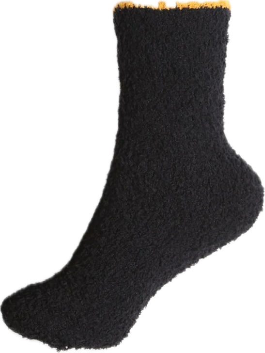 Solid Crew Socks W/ Trim