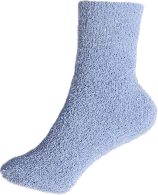 Solid Crew Socks W/ Trim