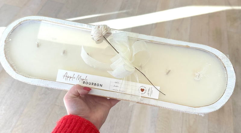 7 Wick Dough Bowl Candle