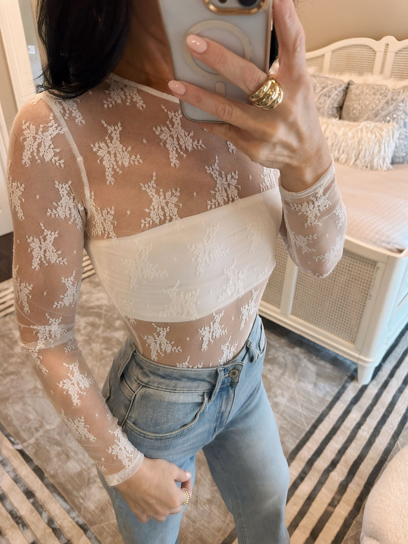Lace Whisper Bodysuit