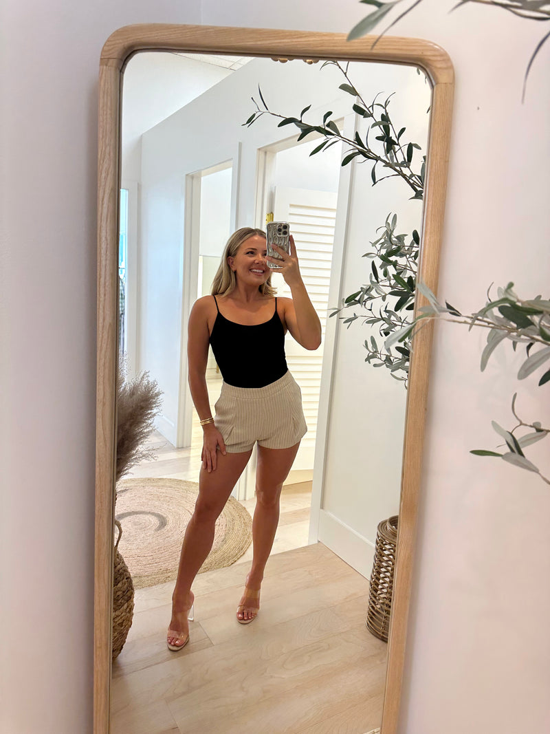 Chic In Capri Shorts