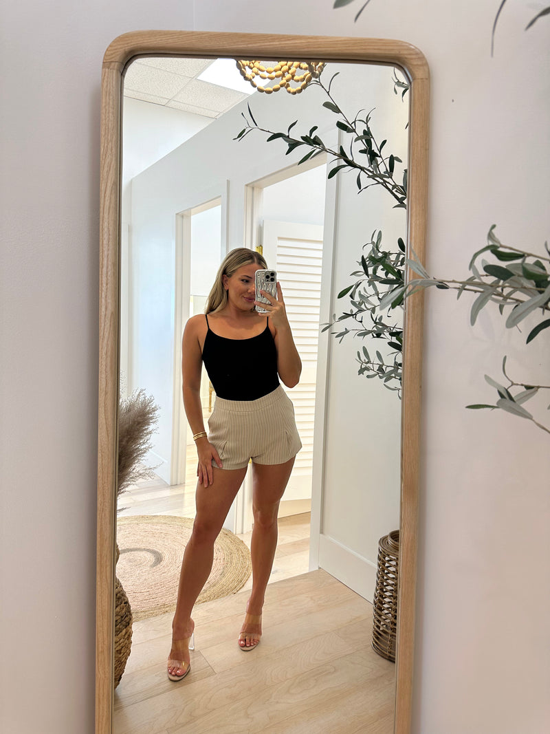Chic In Capri Shorts