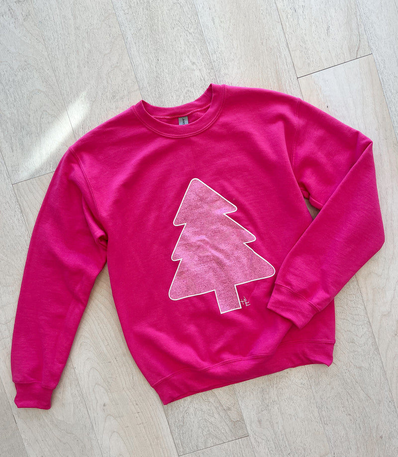 Pink Tree Sweatshirt