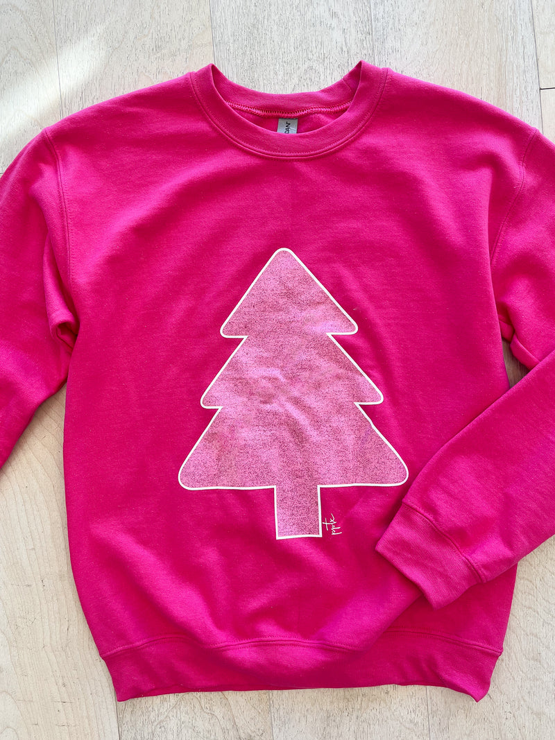 Pink Tree Sweatshirt