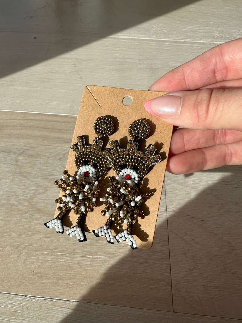 Reindeer Earrings