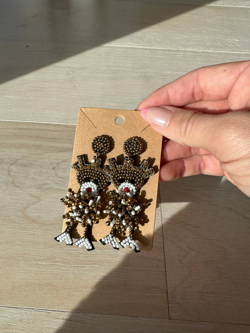 Reindeer Earrings