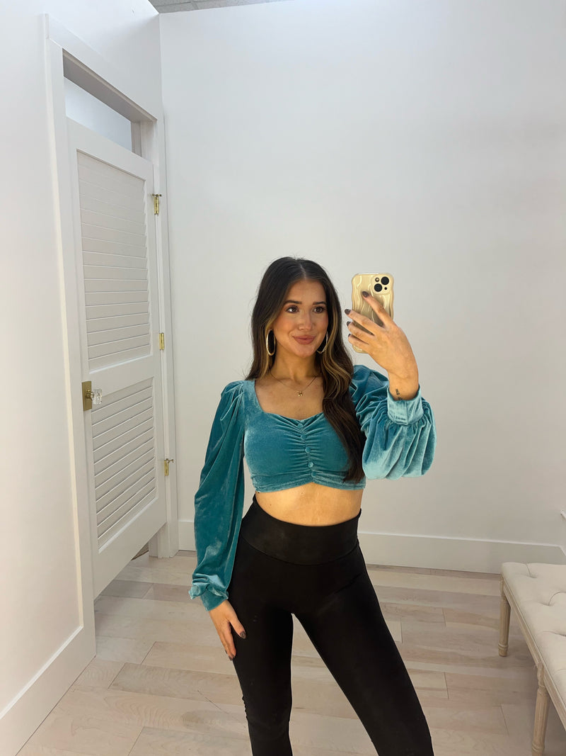 Velvet Galore Crop