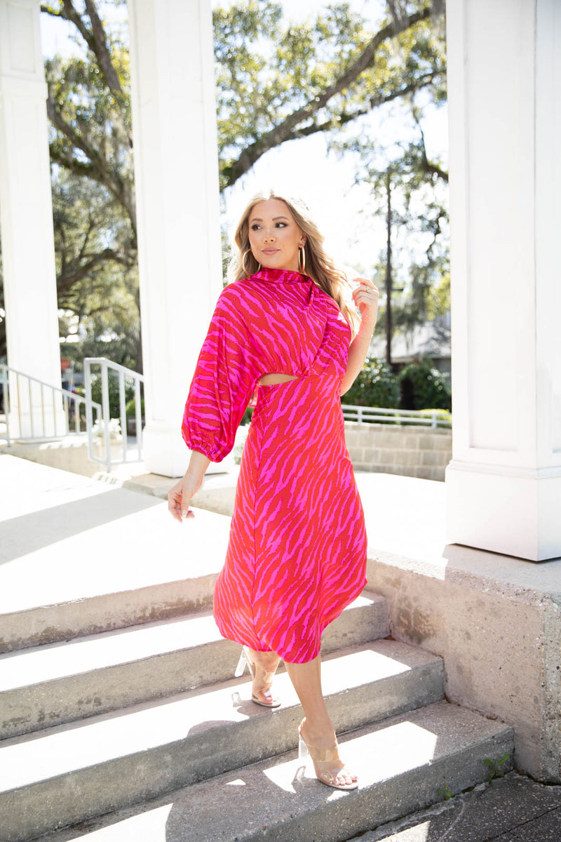 Striping style Dress