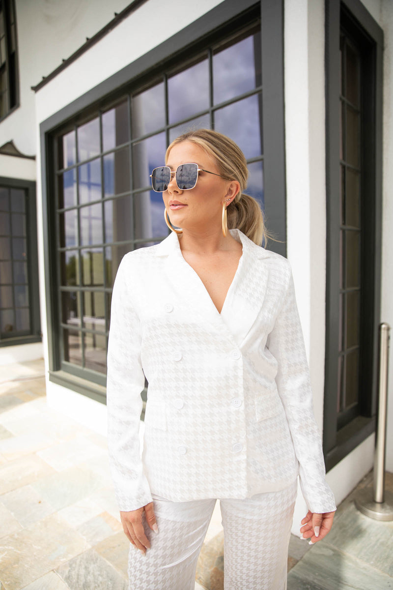 Houndstooth Top