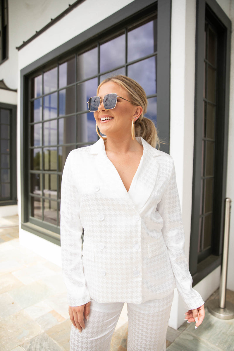Houndstooth Top