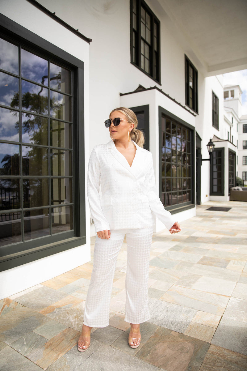 Houndstooth Top