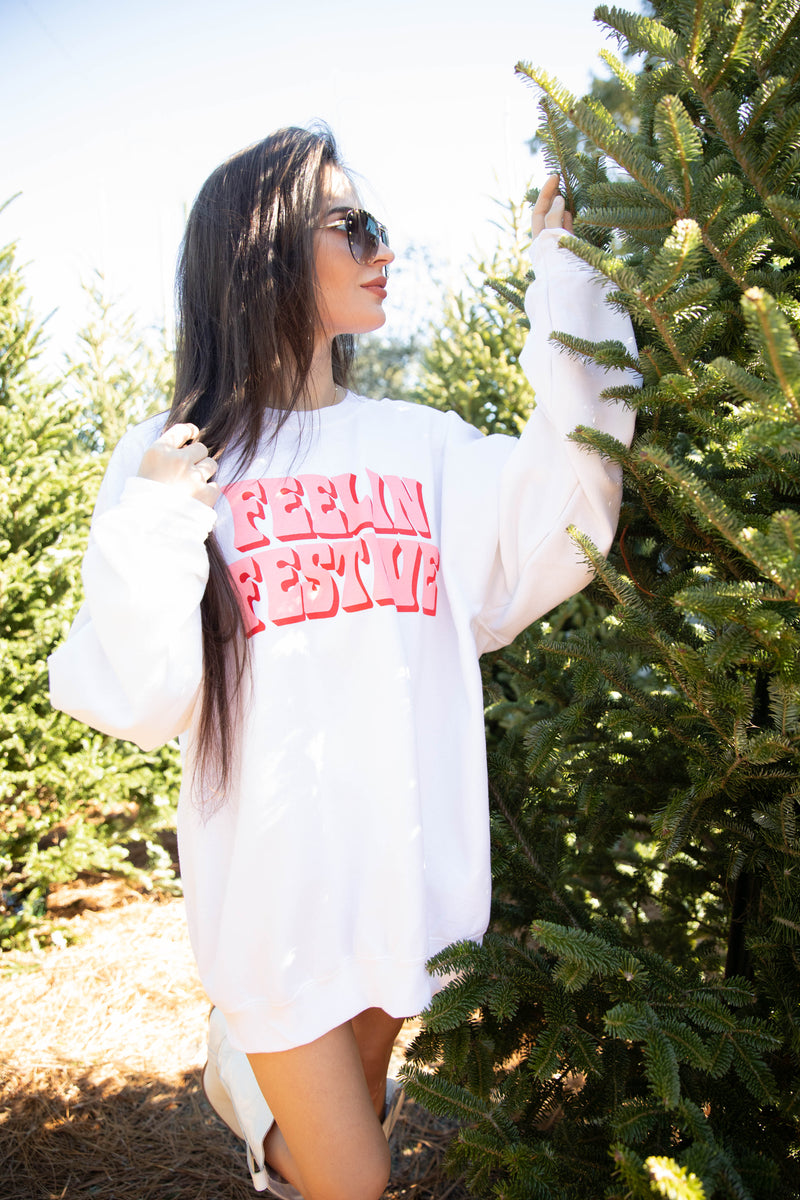 Feelin Festive Sweatshirt