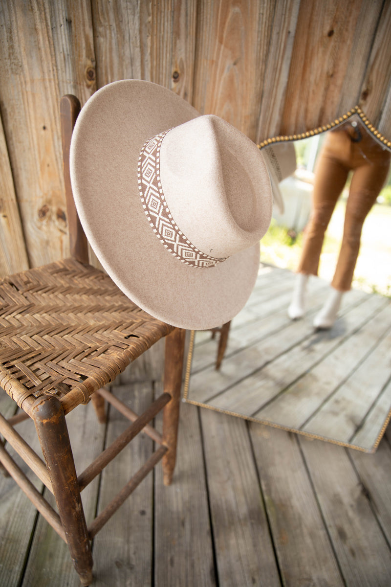 Boho Beige Hat