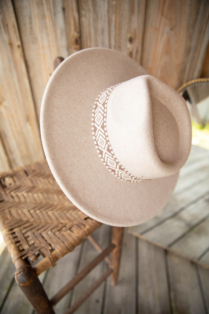Boho Beige Hat