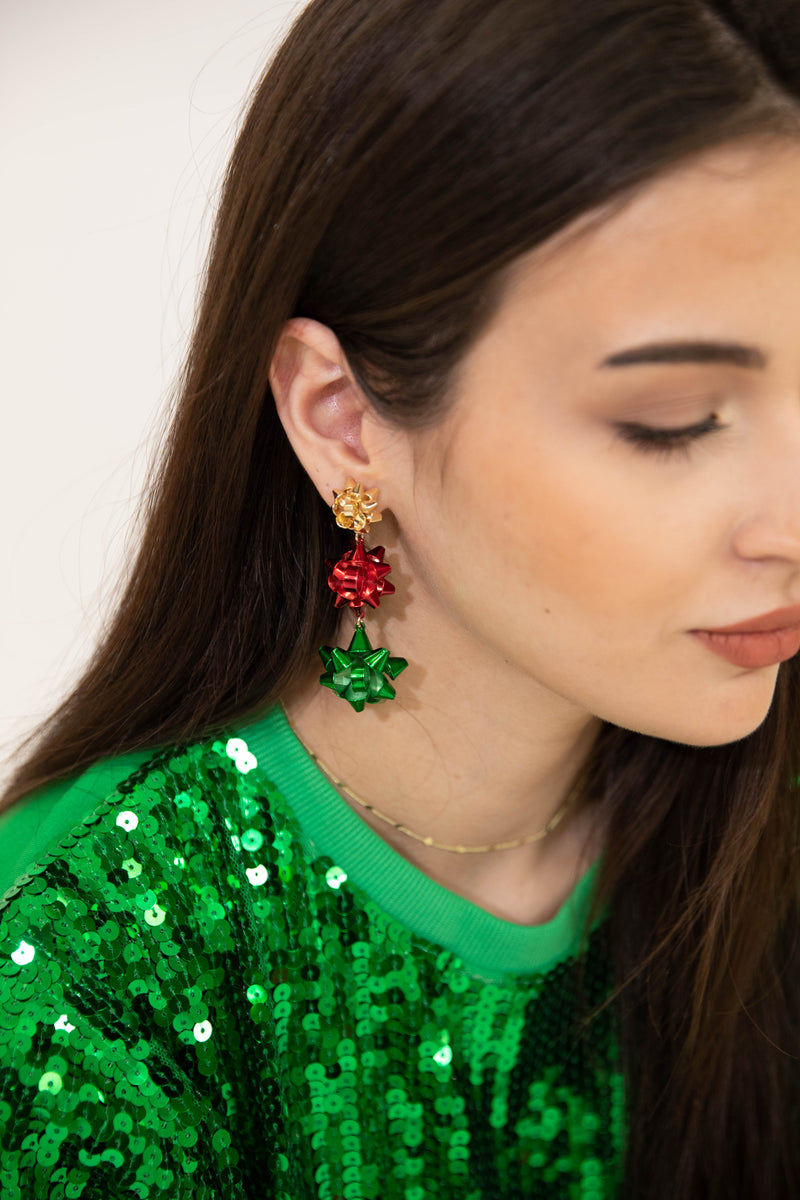 Gift Bow Earrings