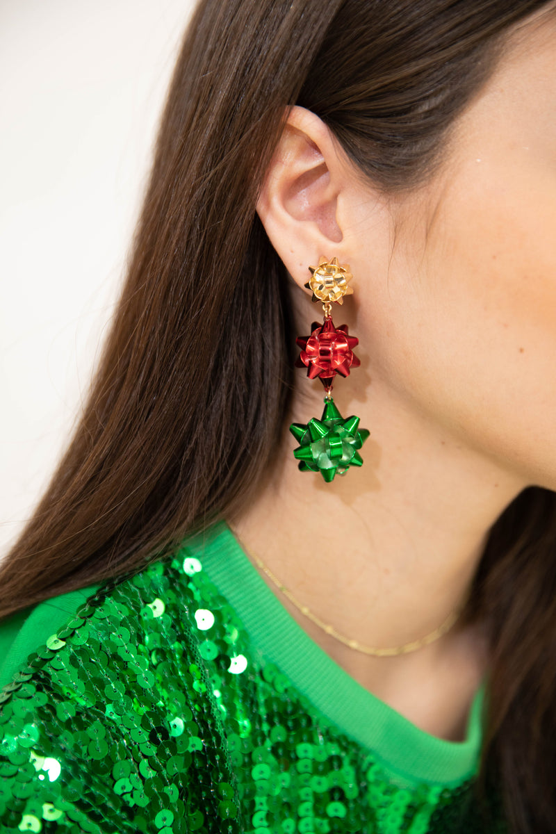 Gift Bow Earrings