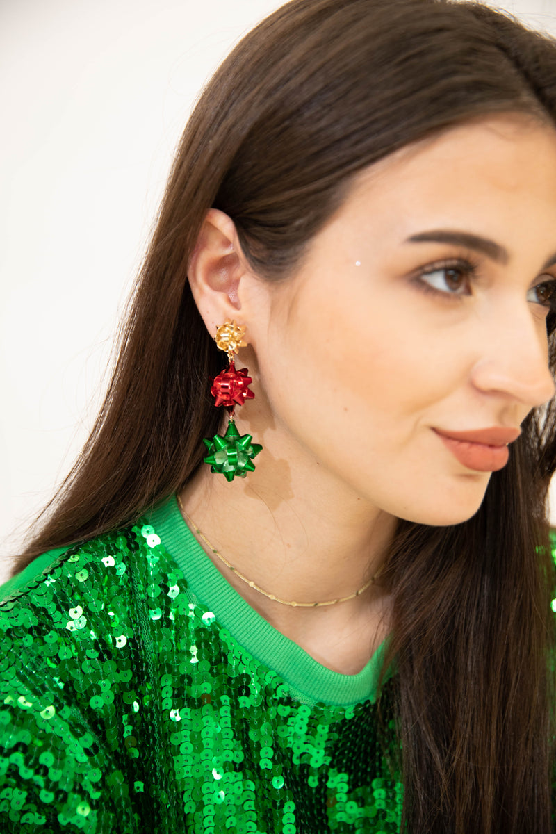 Gift Bow Earrings