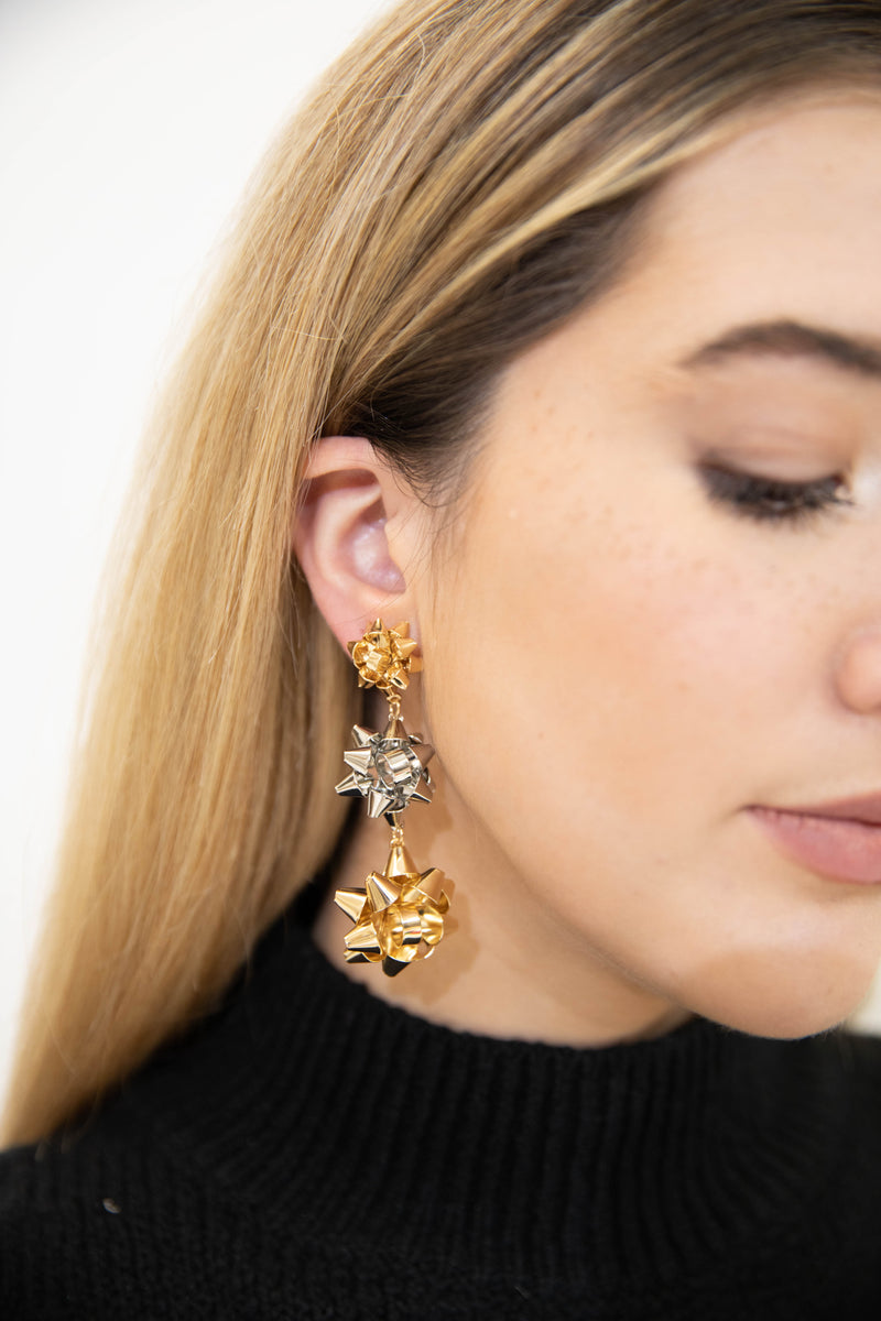 Gift Bow Earrings