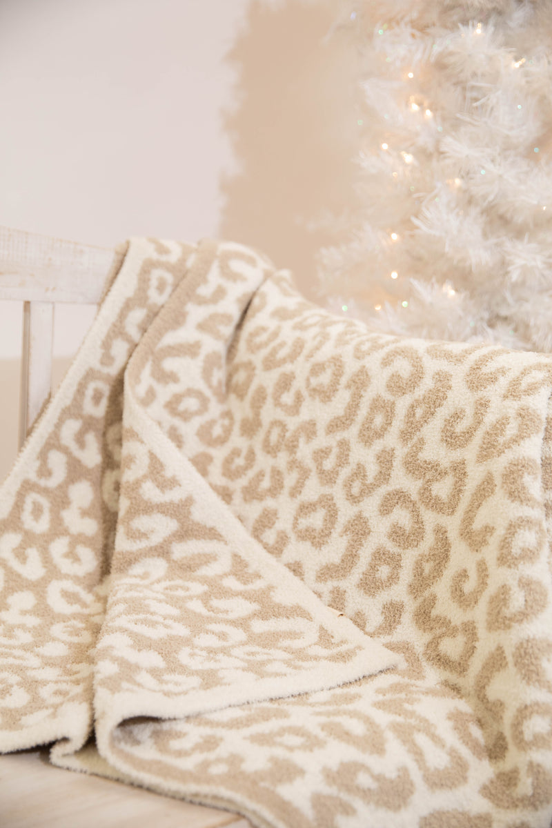 Leopard Throw Blanket