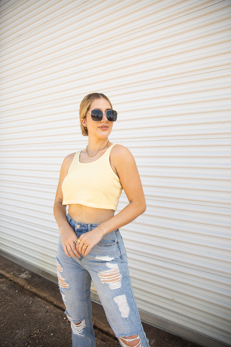 Vividly Dreaming Distressed Denim