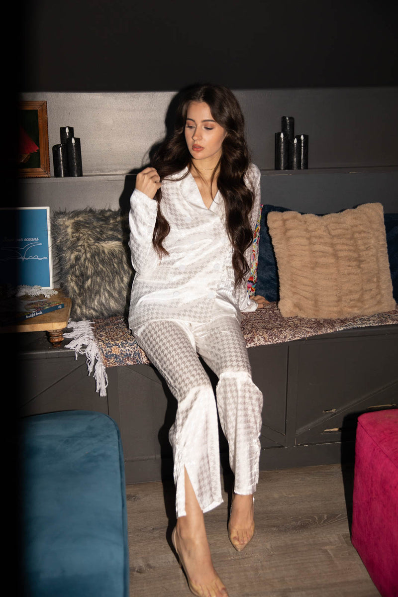Houndstooth Top