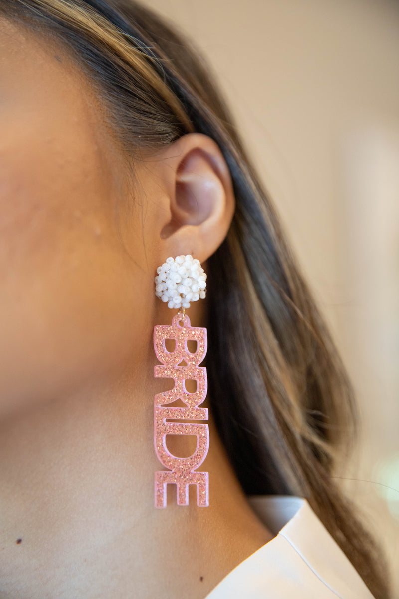 Glitter Bride Earrings