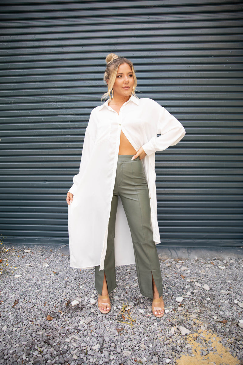 Loved You Longer Shirt Dress