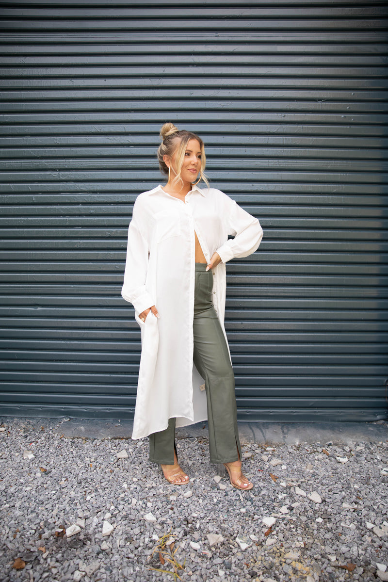 Loved You Longer Shirt Dress