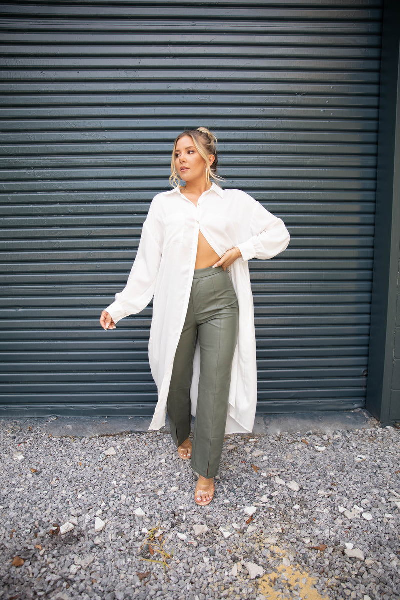 Loved You Longer Shirt Dress