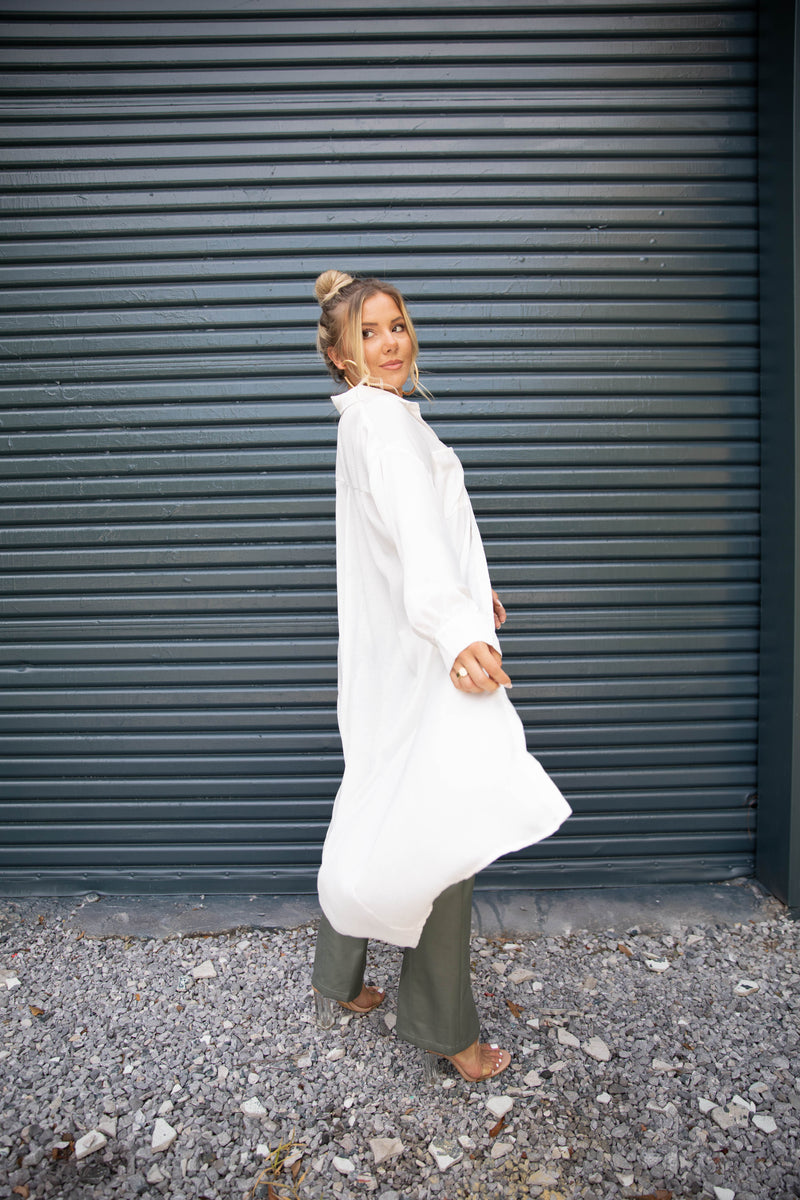 Loved You Longer Shirt Dress