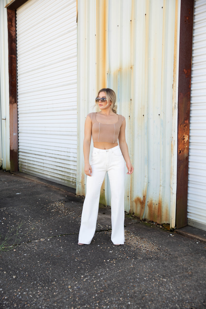 On Your Side Slit Denims