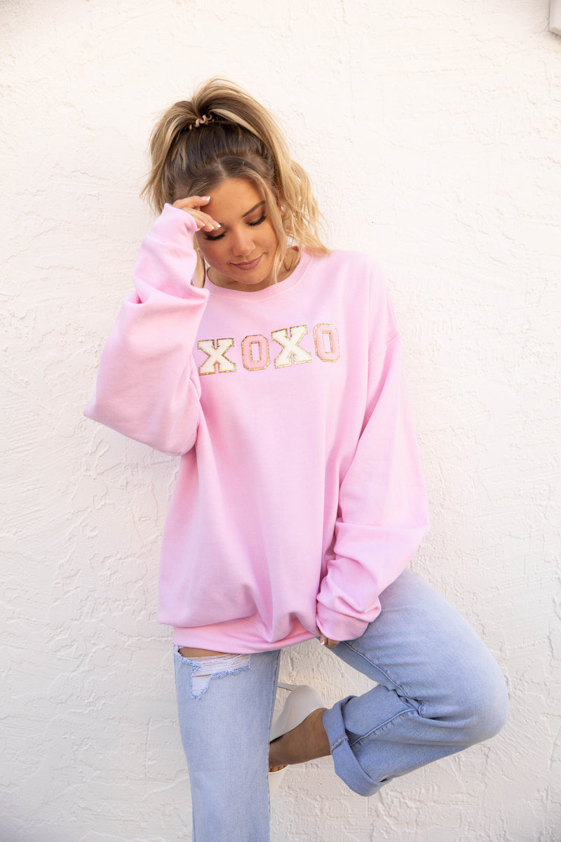 XOXO Patch Sweatshirt