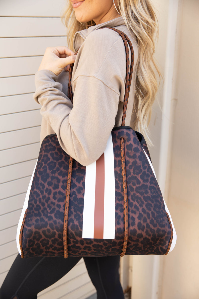 Fall Cheetah Tote