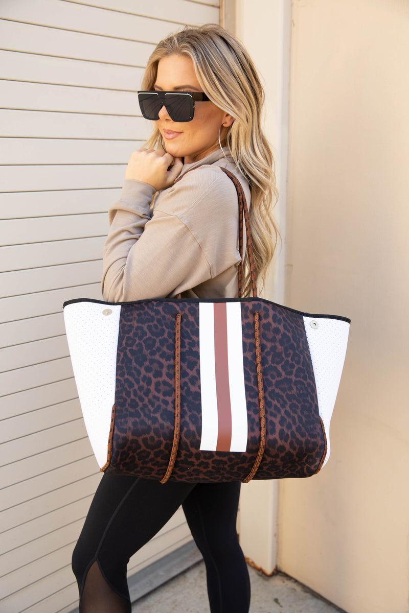 Fall Cheetah Tote