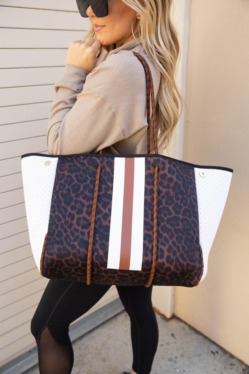 Fall Cheetah Tote