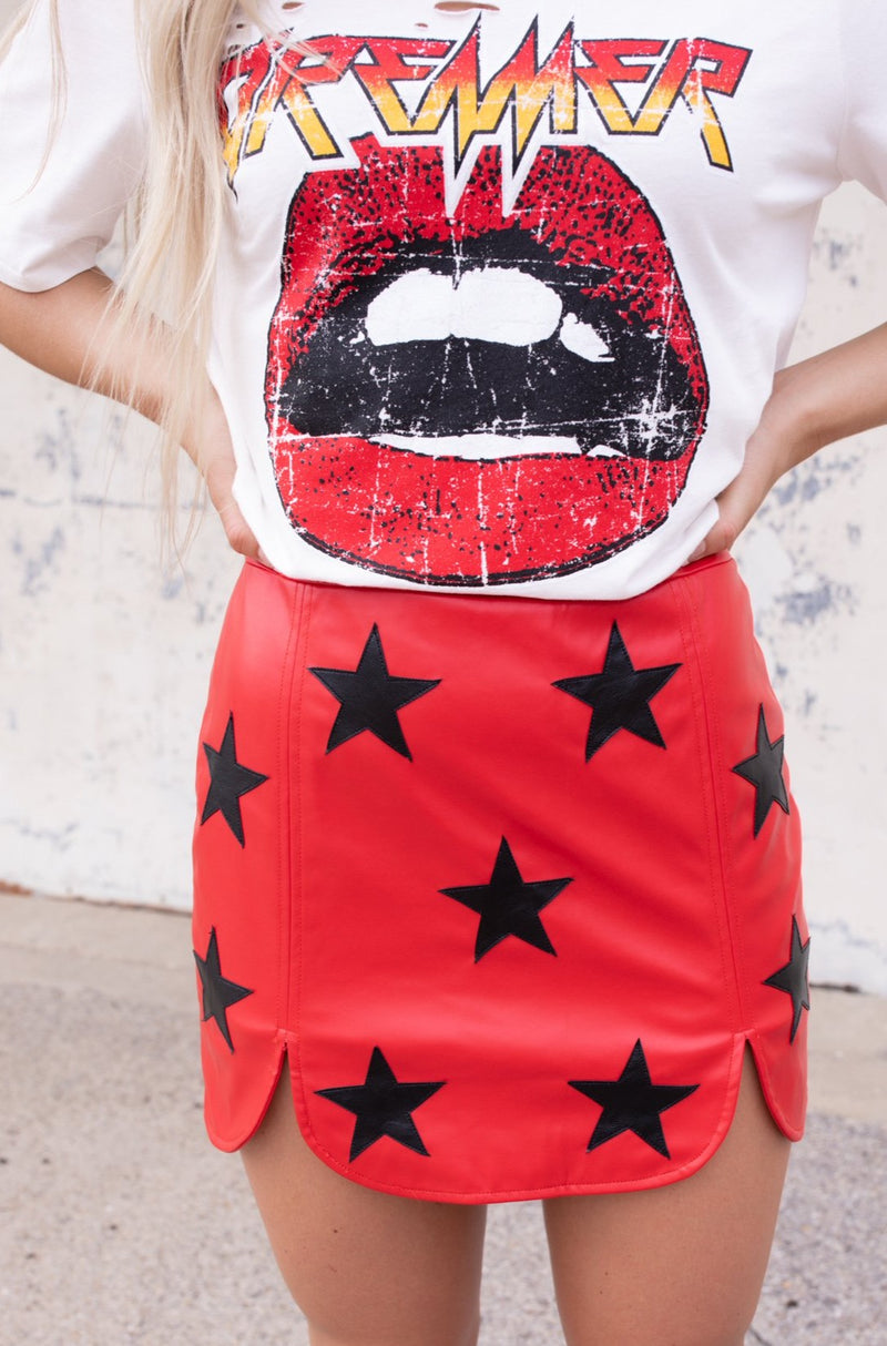 Buddy Love Rockstar Mini Skirt