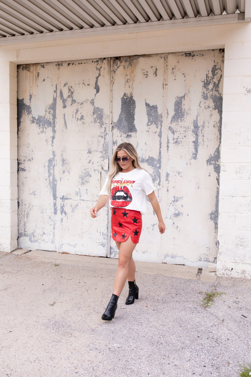 Buddy Love Rockstar Mini Skirt