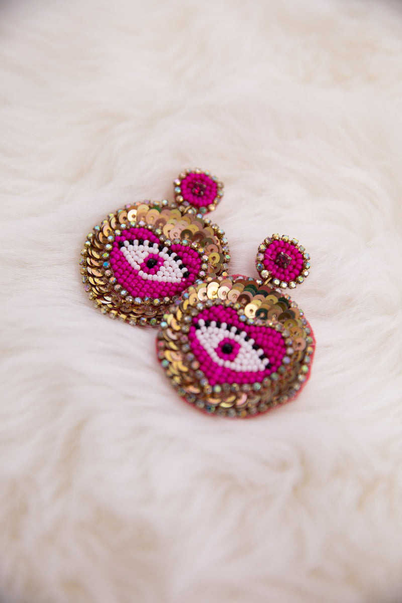 Heart Eyes Earrings