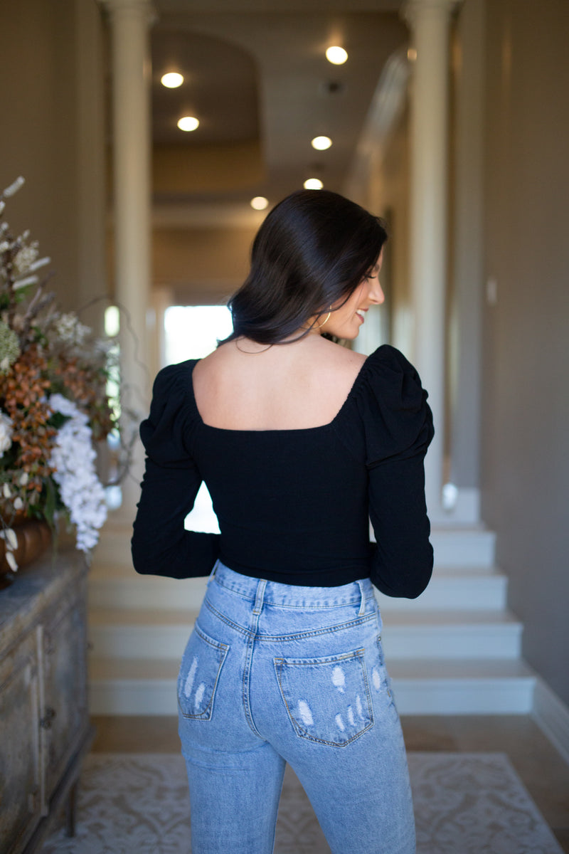 Puff Sleeve Bodysuit