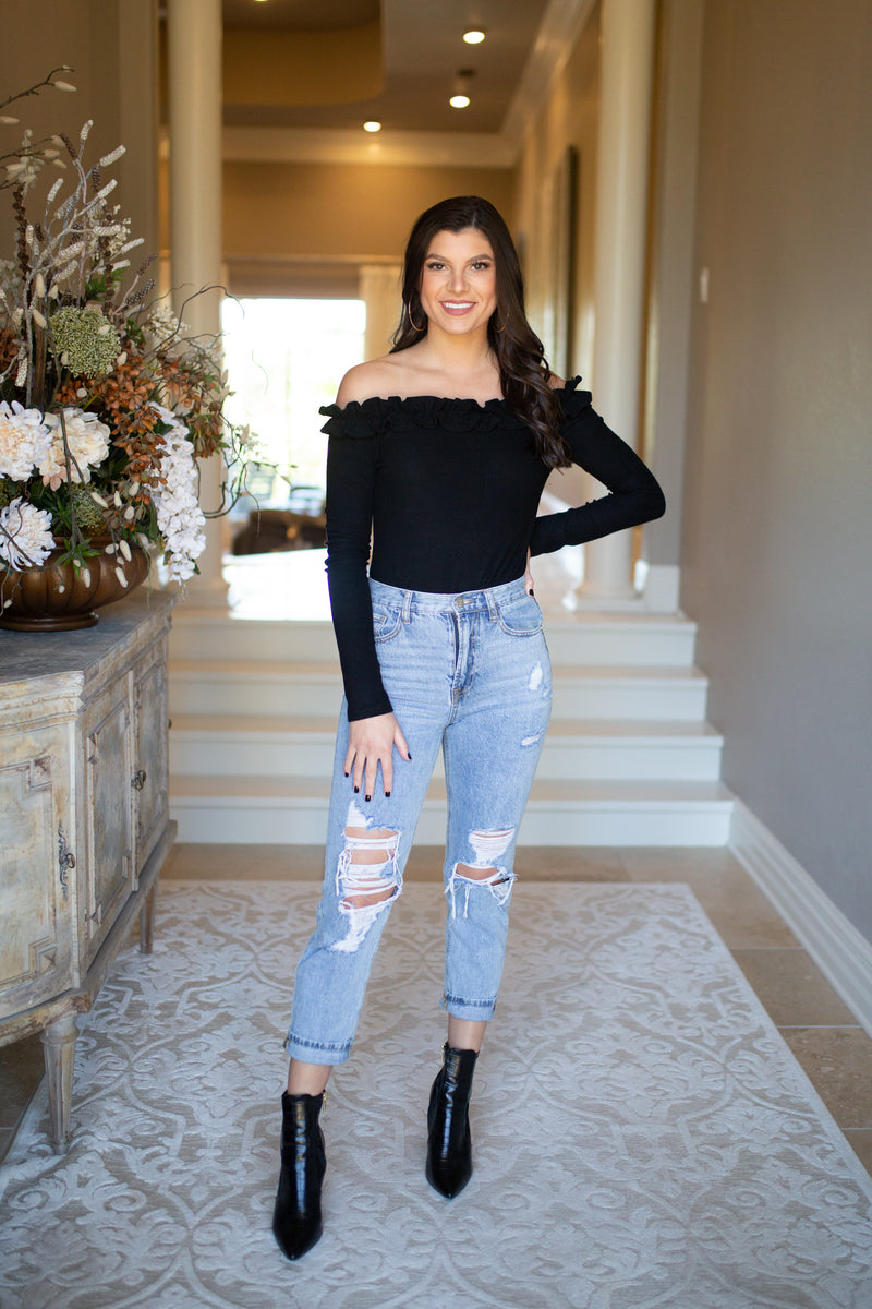 Ruffle Around Bodysuit