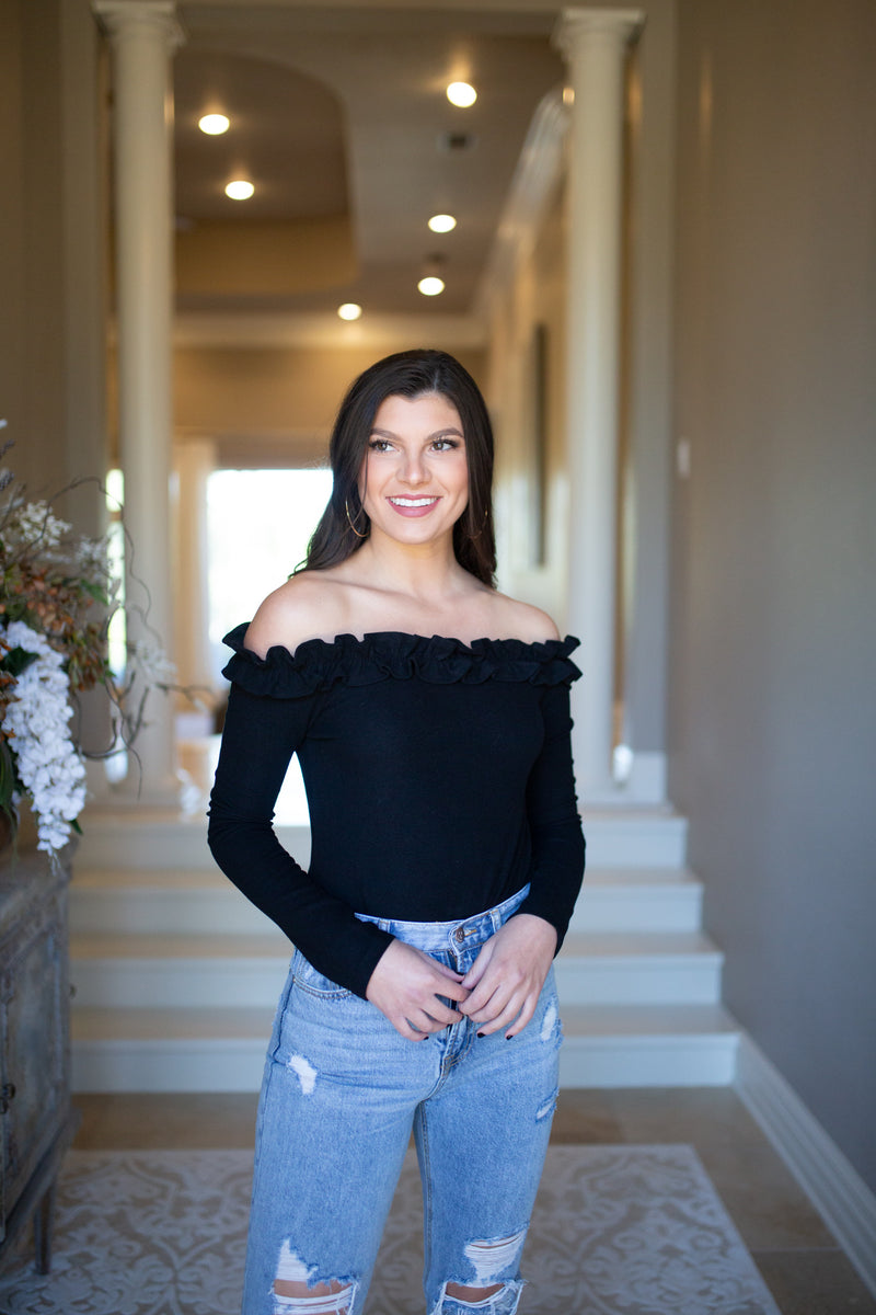 Ruffle Around Bodysuit