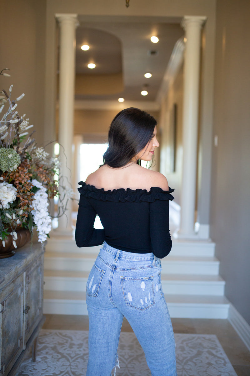 Ruffle Around Bodysuit