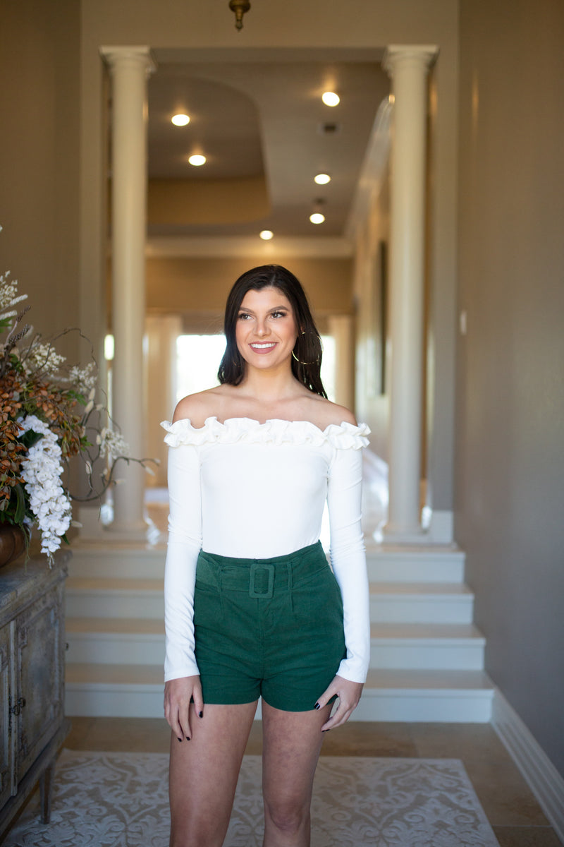 Ruffle Around Bodysuit
