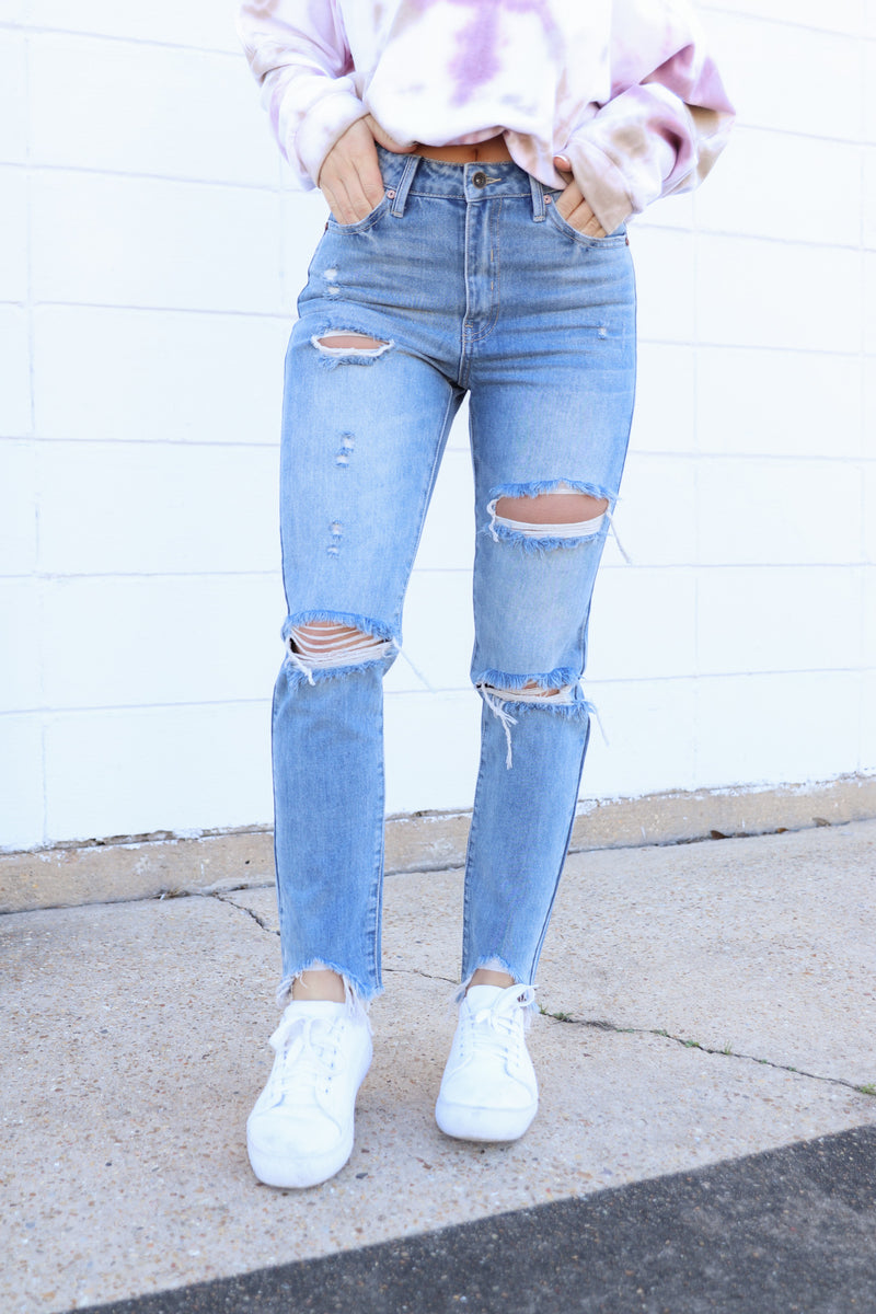 High + Mighty Distressed Denims